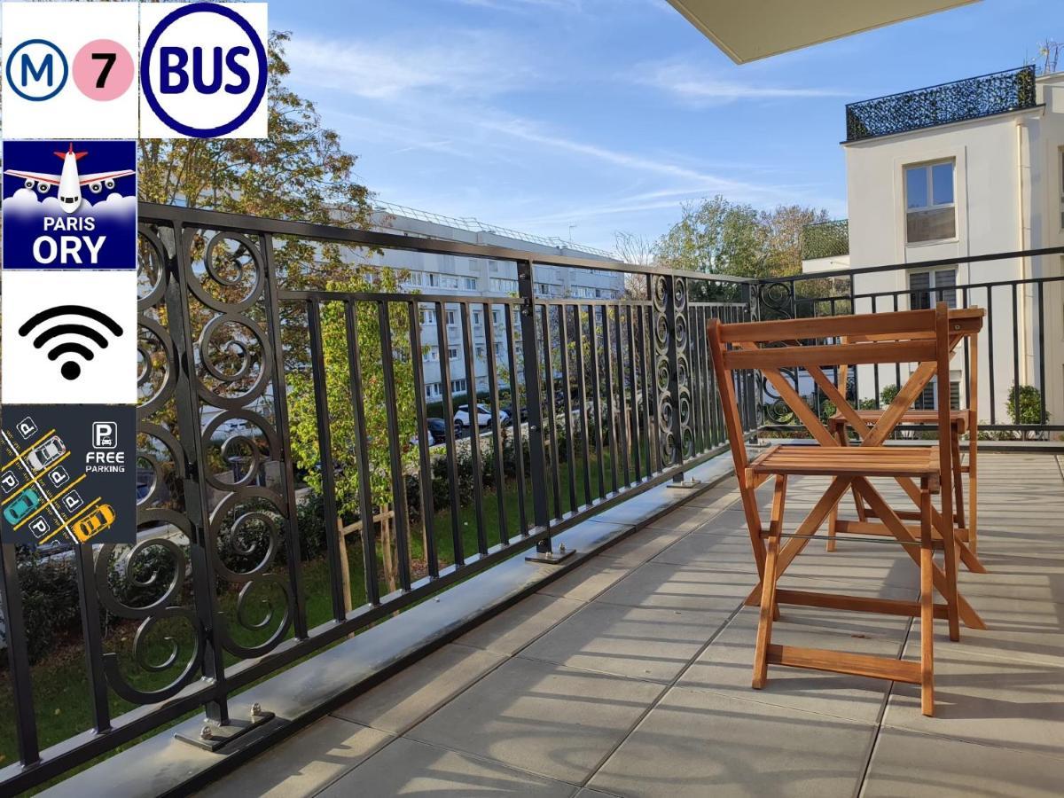Chambre Privee Dans Un Nouvel Appartement Partage Pres De Paris Avec Parking Gratuit シュビイ・ラリュ エクステリア 写真